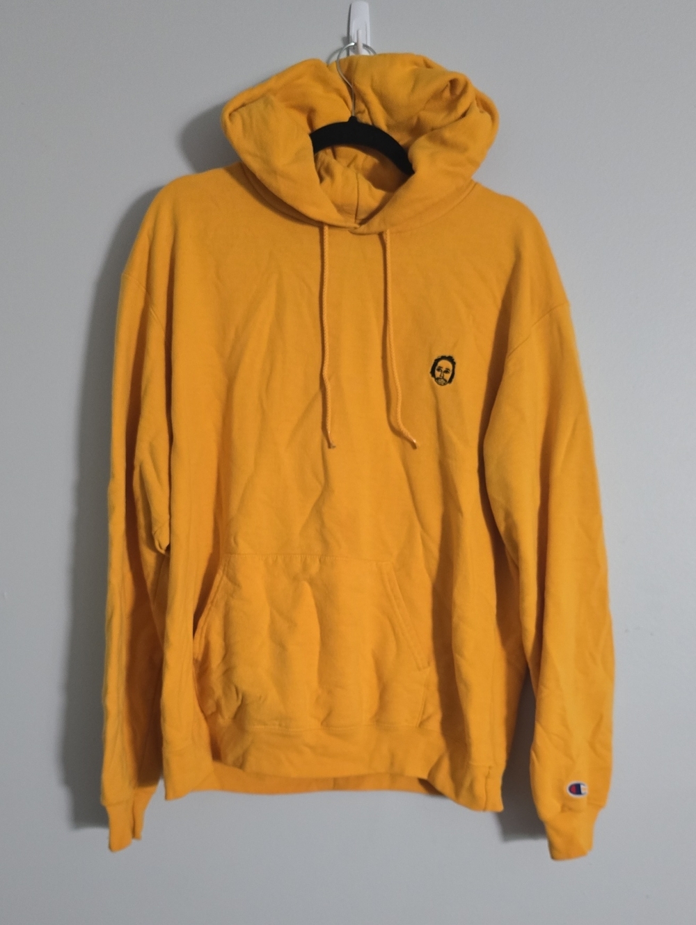 Champion Men’s Golden Yellow Pullover Hoodie